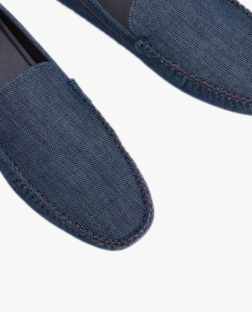 PEDRO - Giày lười nam mũi tròn Denim