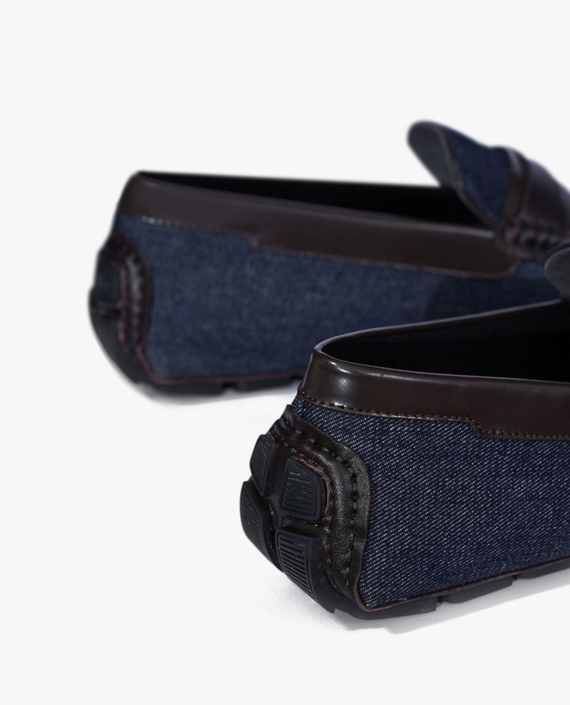 Giày mọi nam Denim Plain Toe