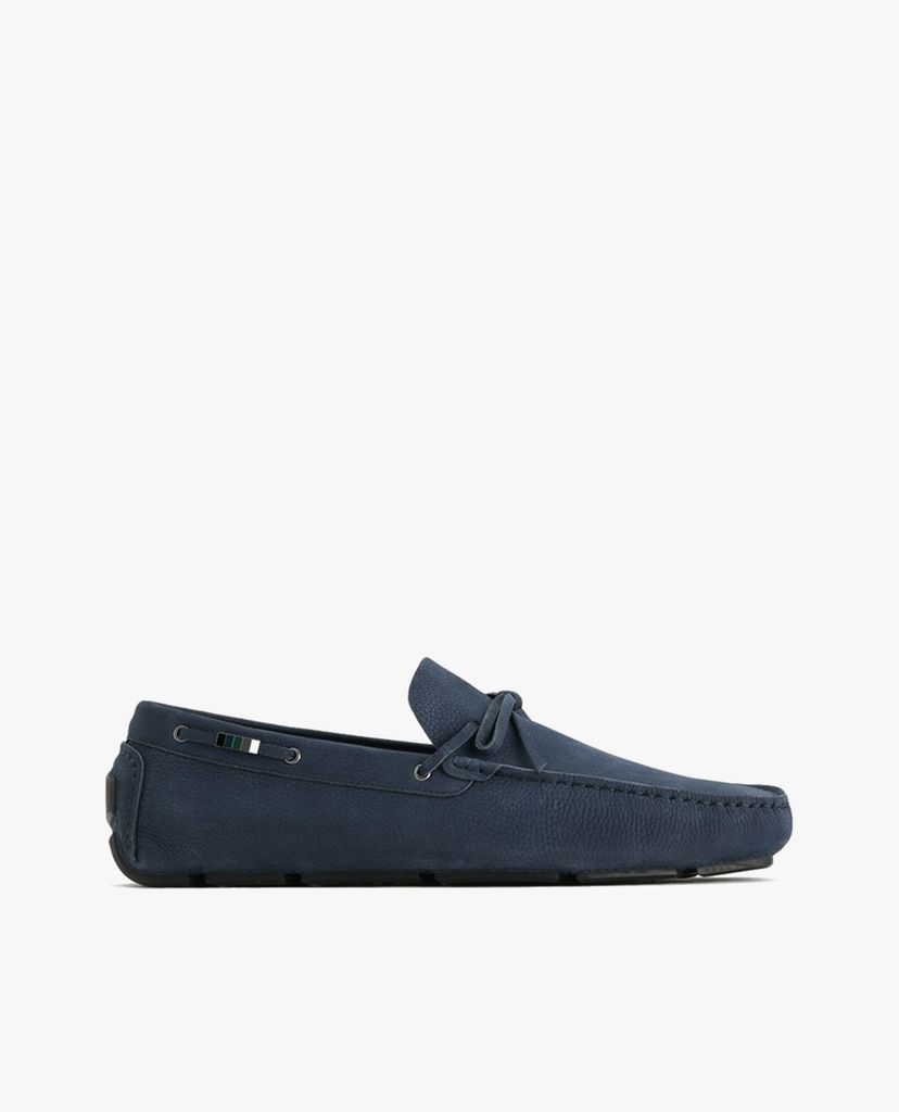 PEDRO - Giày lười nam Bow Detailed Nubuck