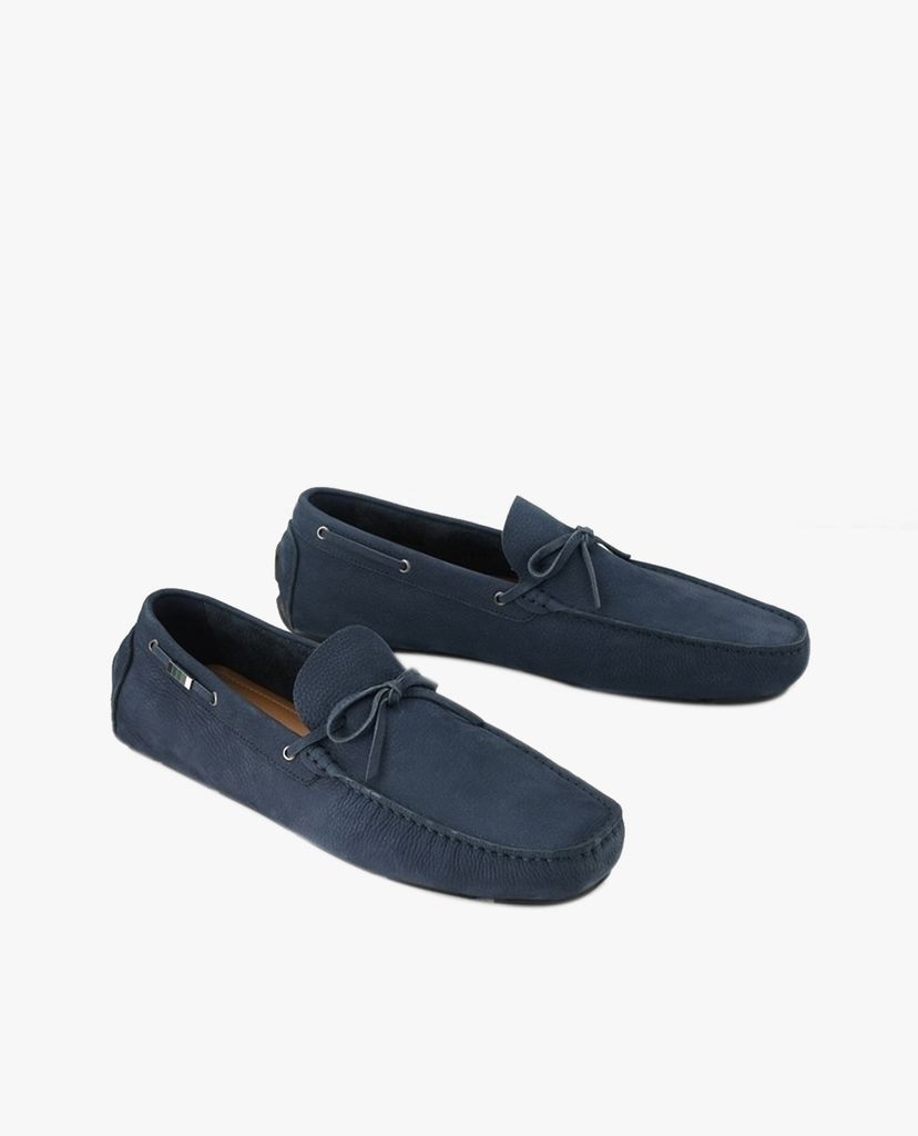 PEDRO - Giày lười nam Bow Detailed Nubuck
