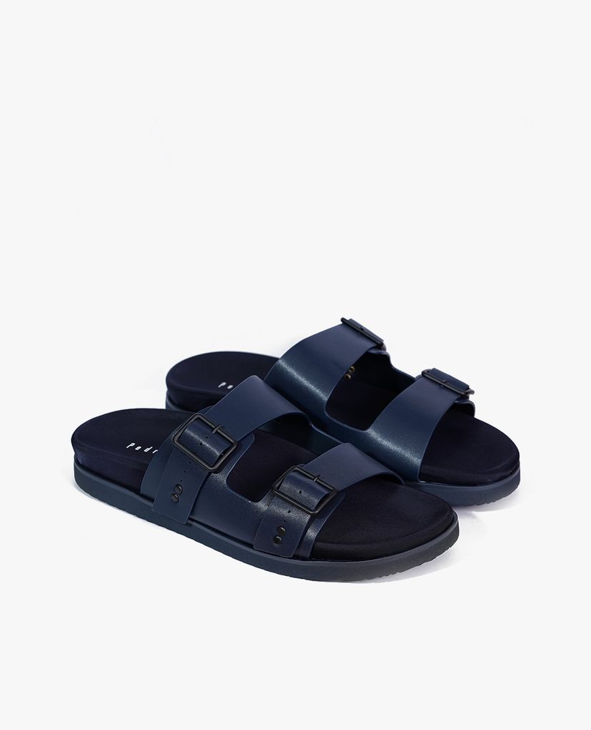 Sandal nam quai ngang Duo Buckled