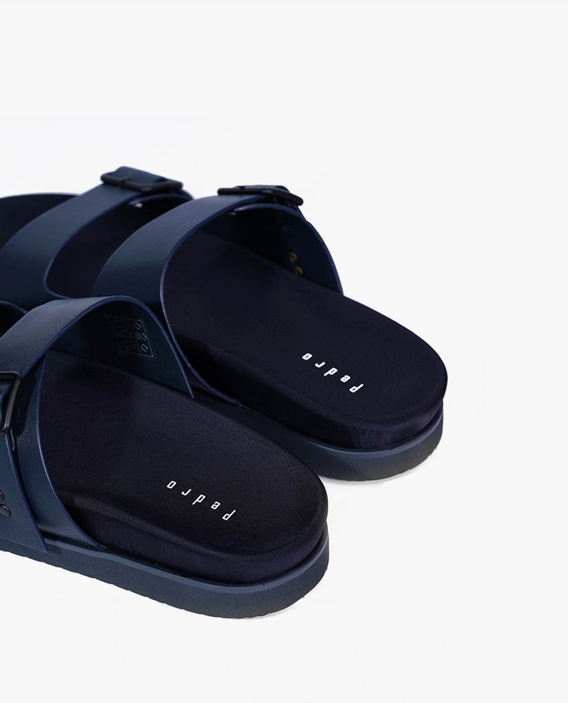 Sandal nam quai ngang Duo Buckled