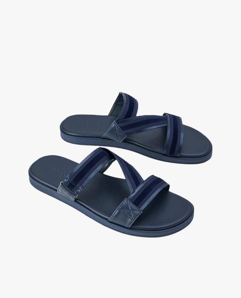 PEDRO - Giày sandals nam quai ngang Velvet Trim Slides