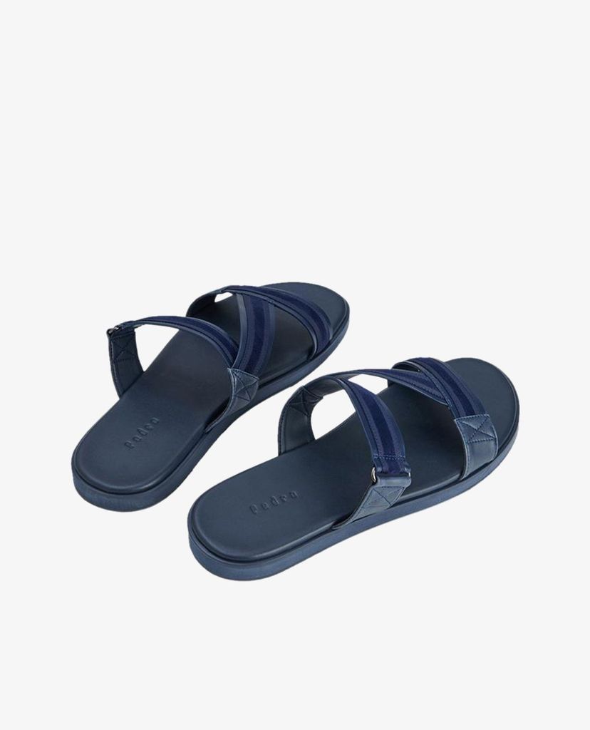 PEDRO - Giày sandals nam quai ngang Velvet Trim Slides