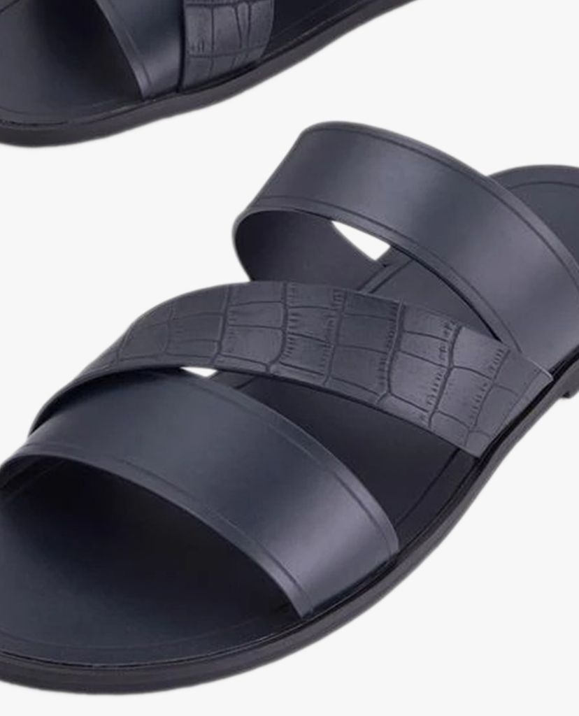 PEDRO - Giày sandals nam quai ngang Croc Effect