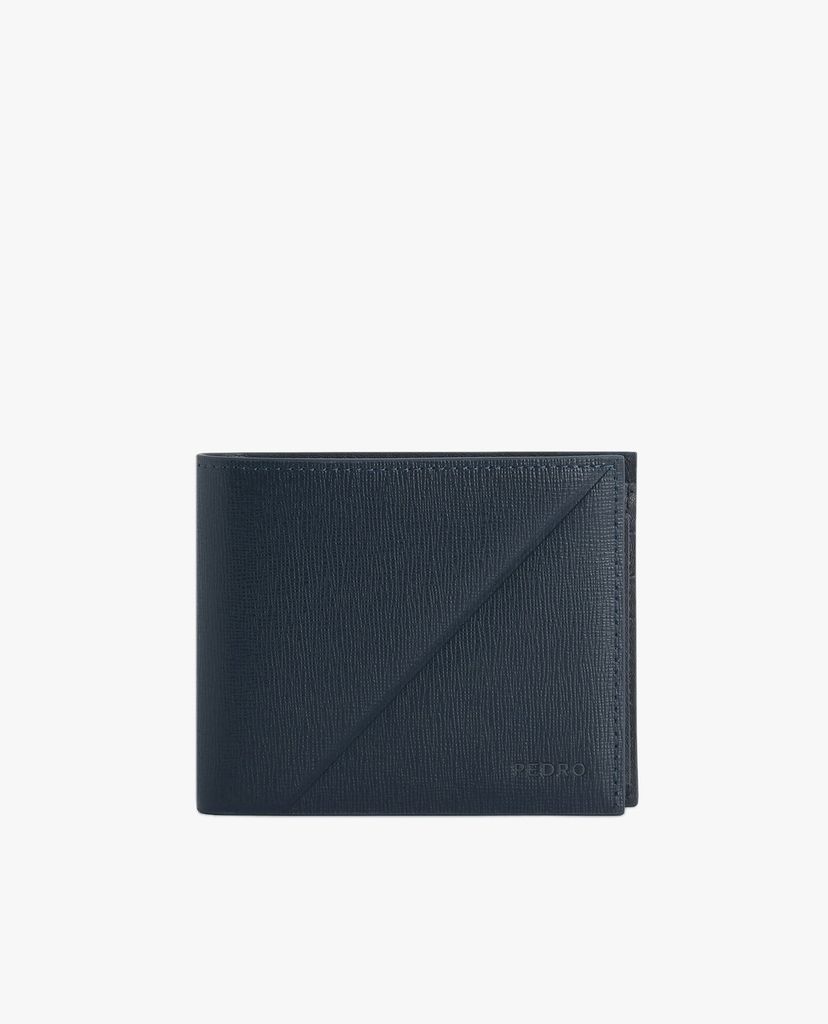 PEDRO - Ví nam dạng gập Textured Leather Bi Fold