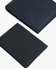 PEDRO - Ví nam dạng gập Textured Leather Bi Fold