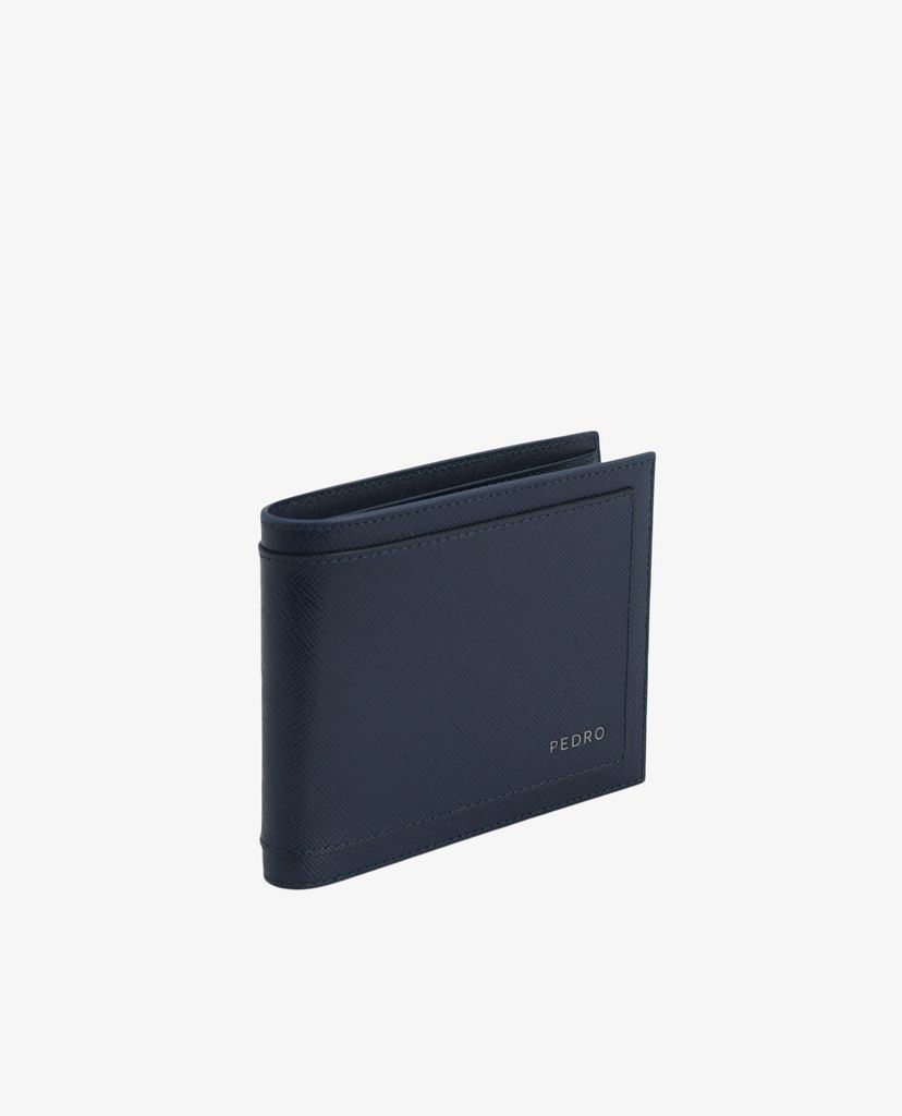 PEDRO - Ví nam dạng gập Textured Leather Bi Fold Coin Pouch