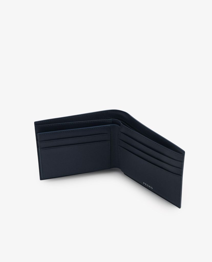 PEDRO - Ví nam dạng gập Textured Leather Bi Fold Coin Pouch
