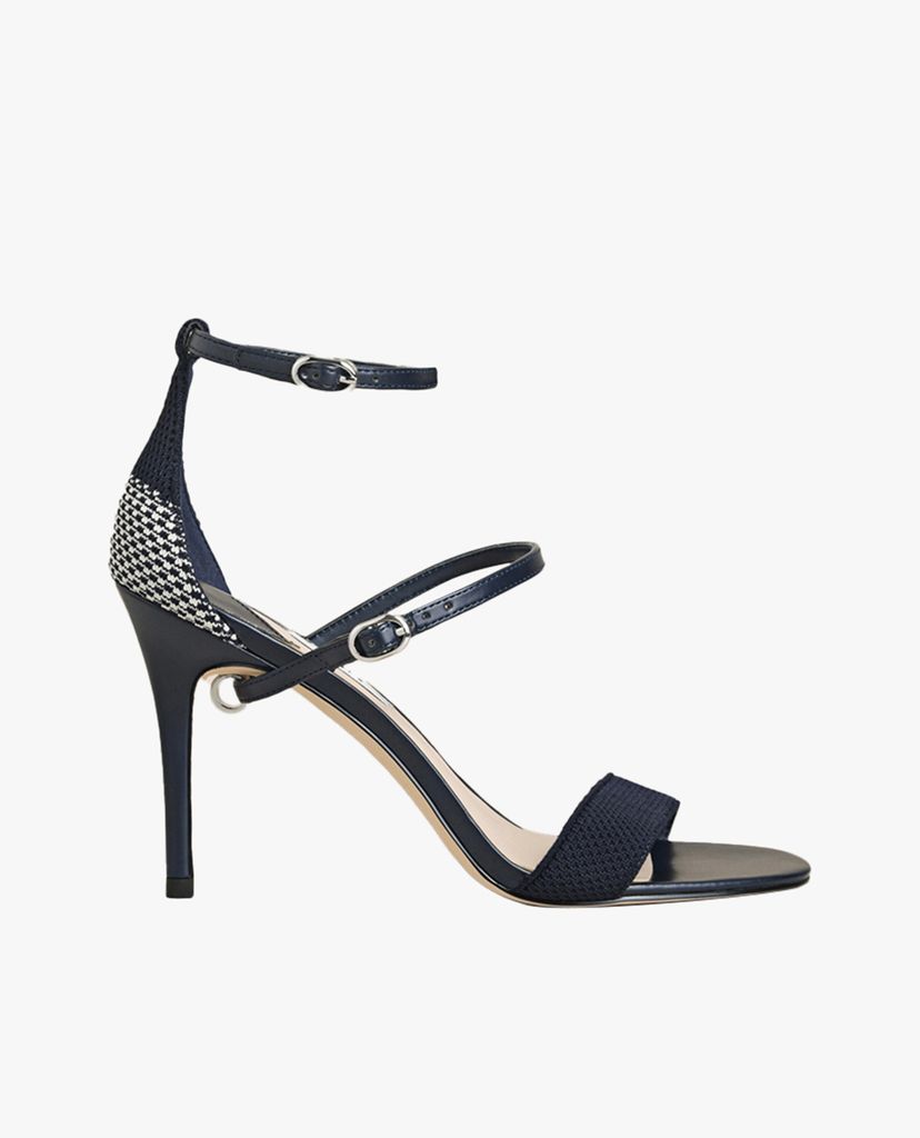 PEDRO - Giày cao gót hở mũi Knitted Detachable Strap