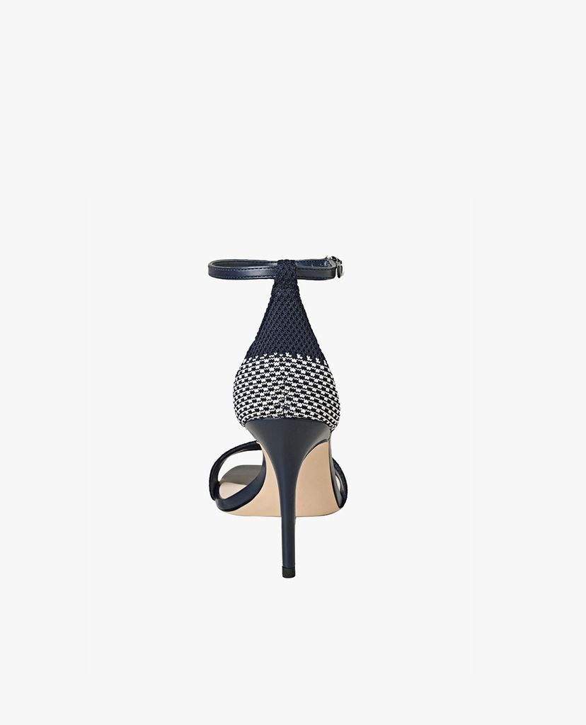 PEDRO - Giày cao gót hở mũi Knitted Detachable Strap