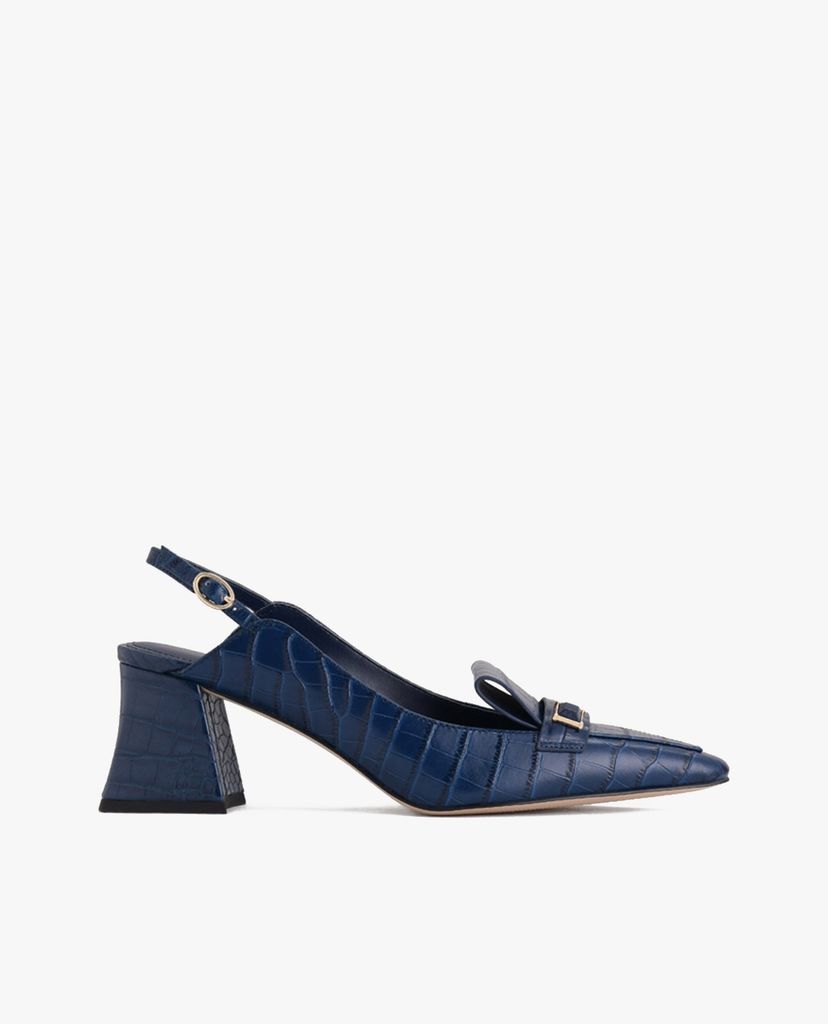 PEDRO - Giày cao gót mũi nhọn đế vuông Embellished Leather