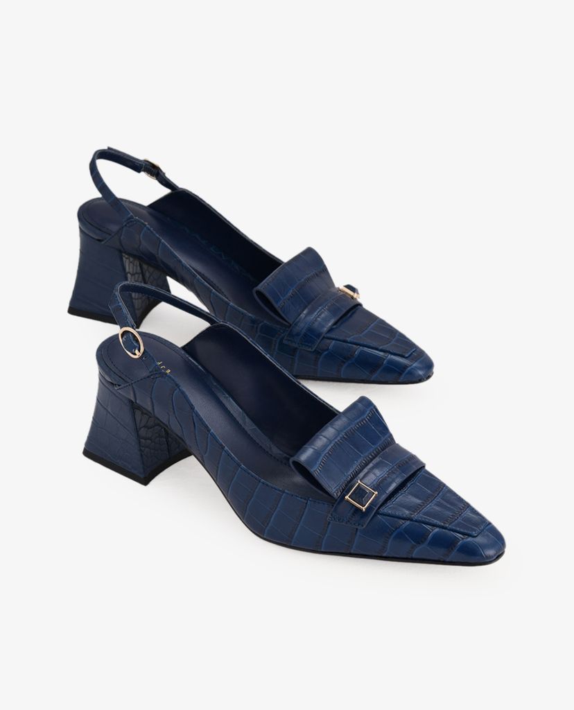 PEDRO - Giày cao gót mũi nhọn đế vuông Embellished Leather