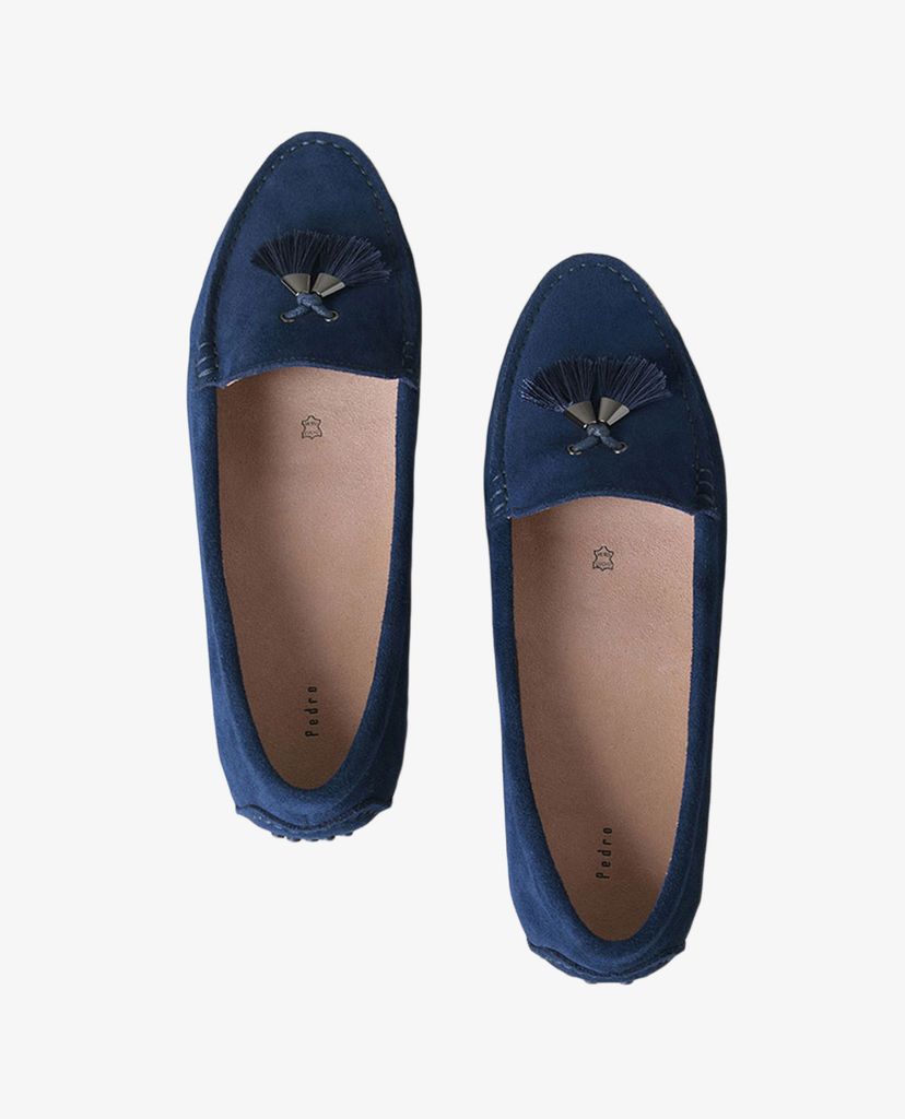 PEDRO - Giày đế bệt nữ mũi tròn Tassel Moccasins
