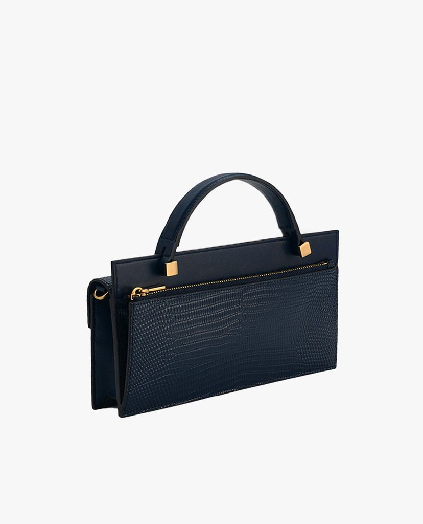 PEDRO - Ví nữ cầm tay chữ nhật Lizard Effect Leather