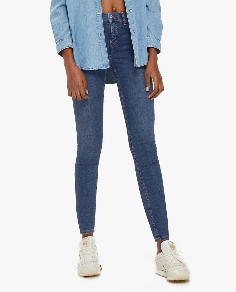 TOPSHOP - Quần jeans nữ phom ôm Rich Blue Jamie