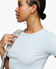 TOPSHOP - Áo thun nữ ngắn tay phom ôm