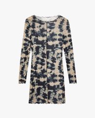 TOPSHOP - Đầm body tay dài Tie dye Print