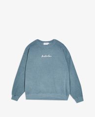 TOPMAN - Áo sweatshirt nam cổ tròn tay dài Blue Amsterdam