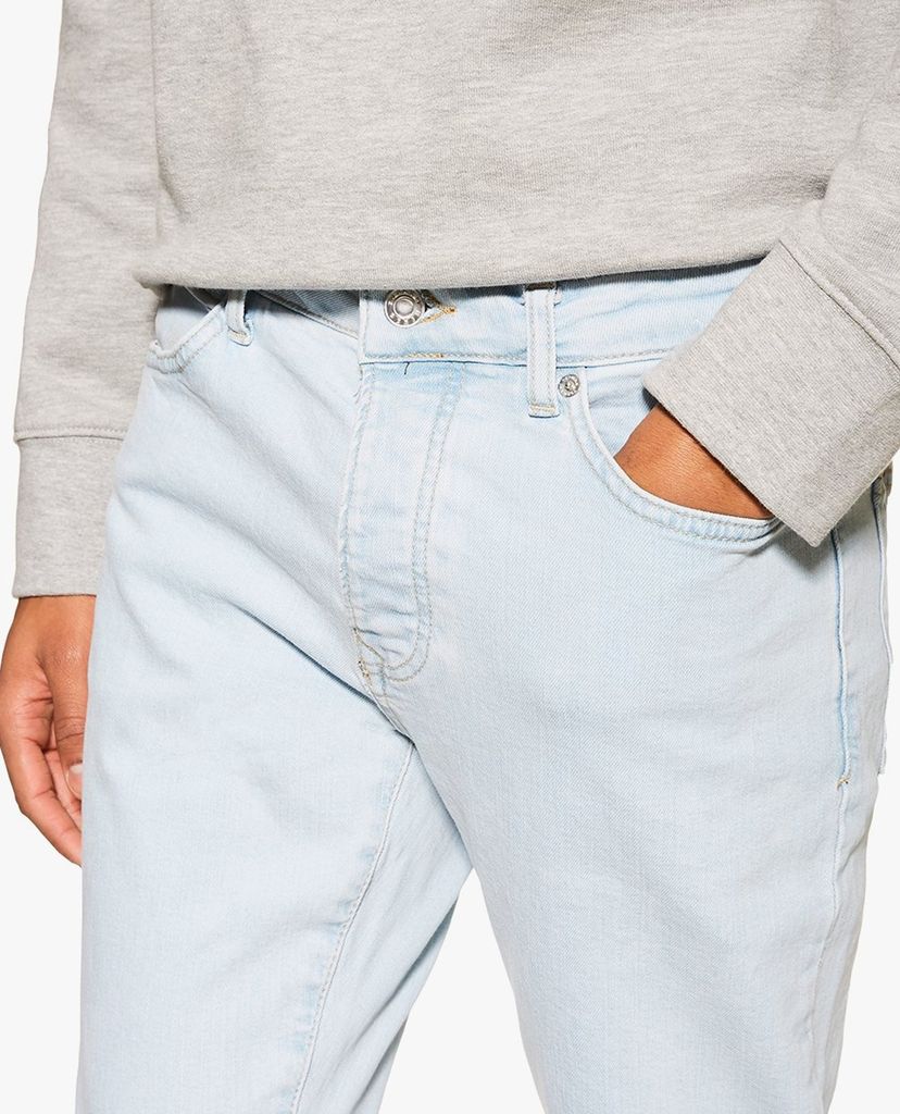 TOPMAN - Quần jeans nam phom ôm Light Wash Slim