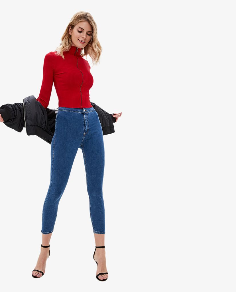 TOPSHOP - Quần jeans nữ skinny thời trang