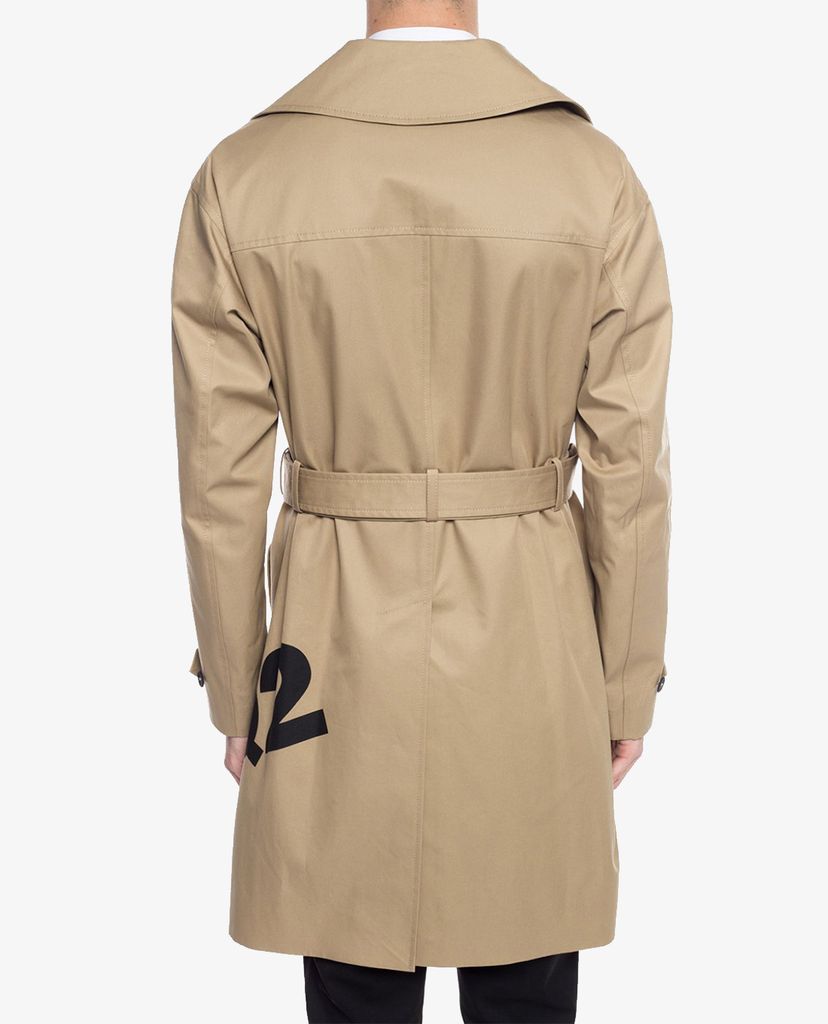 DSQUARED2 - Áo măng tô nam Double-breasted