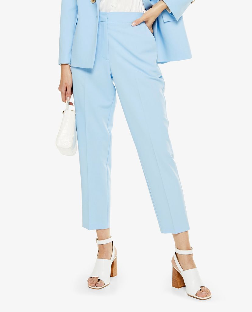 TOPSHOP - Quần tây nữ ống đứng Pale Blue