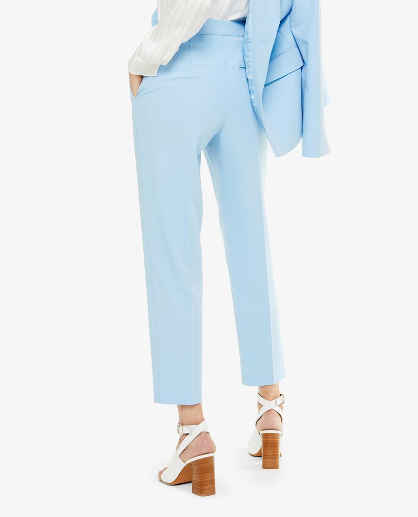 TOPSHOP - Quần tây nữ ống đứng Pale Blue