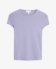 TOPSHOP - Áo thun nữ cổ tròn tay ngắn Lilac Slinky
