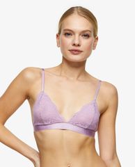 TOPSHOP - Áo bra nữ hai dây phối ren Lilac Matte Lace