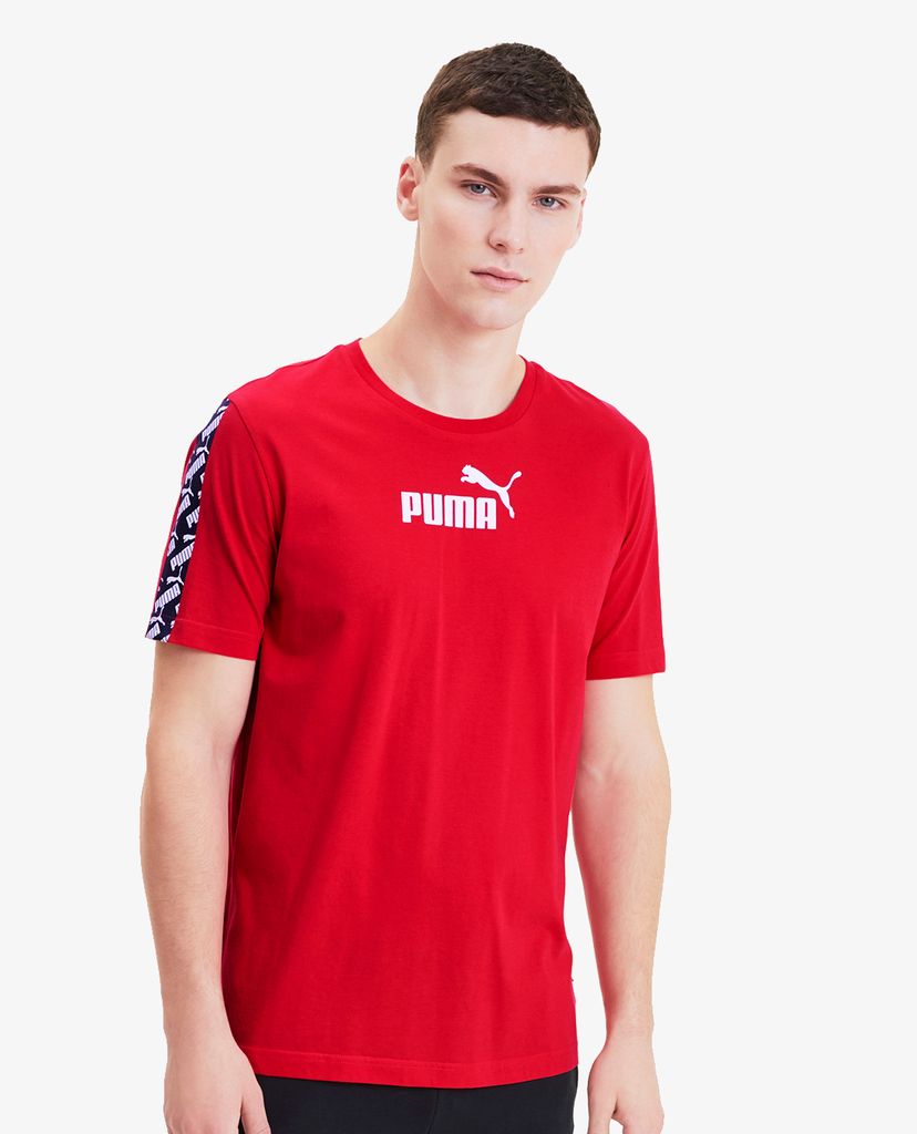 PUMA - Áo thun thể thao nam Amplified
