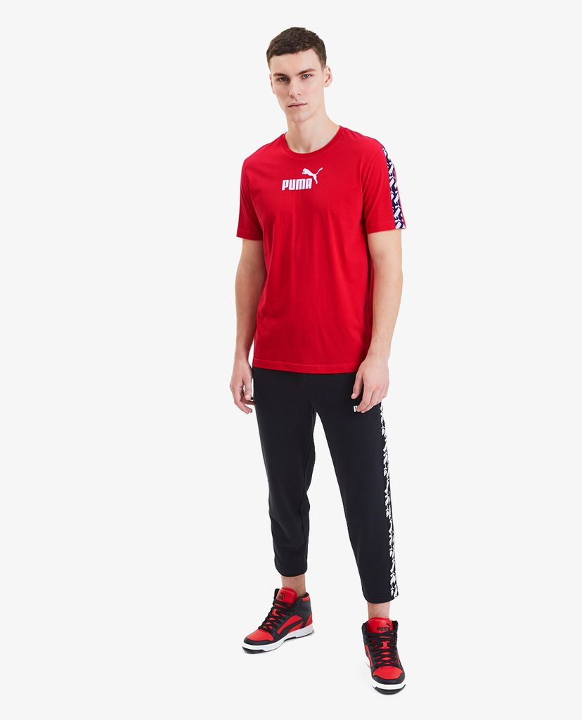 PUMA - Áo thun thể thao nam Amplified
