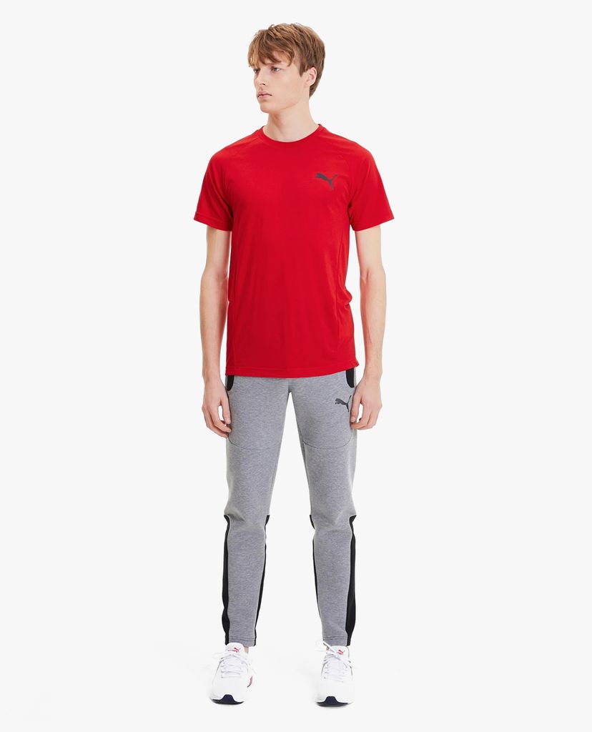 PUMA - Áo thun thể thao cổ tròn Evostripe