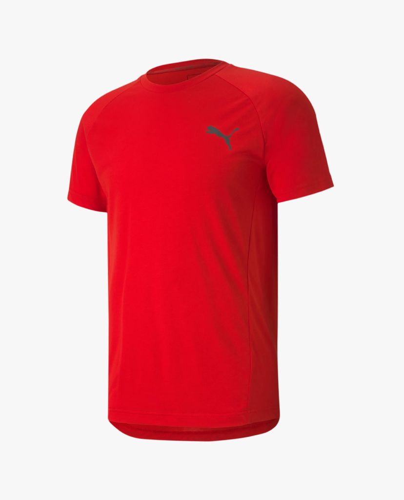PUMA - Áo thun thể thao cổ tròn Evostripe