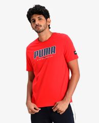 PUMA - Áo thun nam cổ tròn tay ngắn Train ATHLETICS