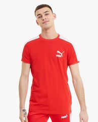 PUMA - Áo thun thể thao nam cổ tròn ngắn tay Iconic T7 Train