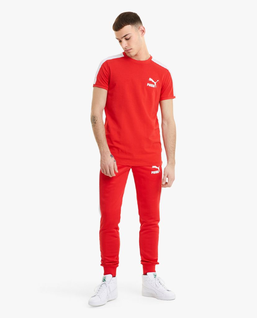 PUMA - Áo thun thể thao nam cổ tròn ngắn tay Iconic T7 Train