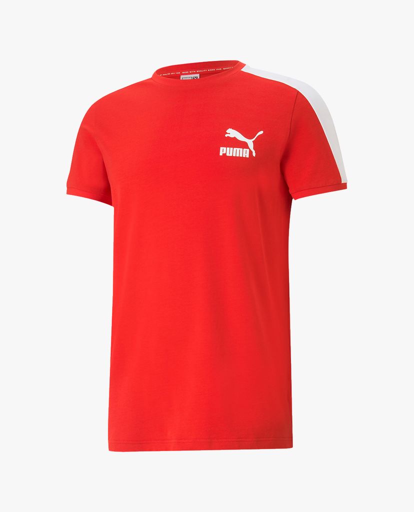 PUMA - Áo thun thể thao nam cổ tròn ngắn tay Iconic T7 Train