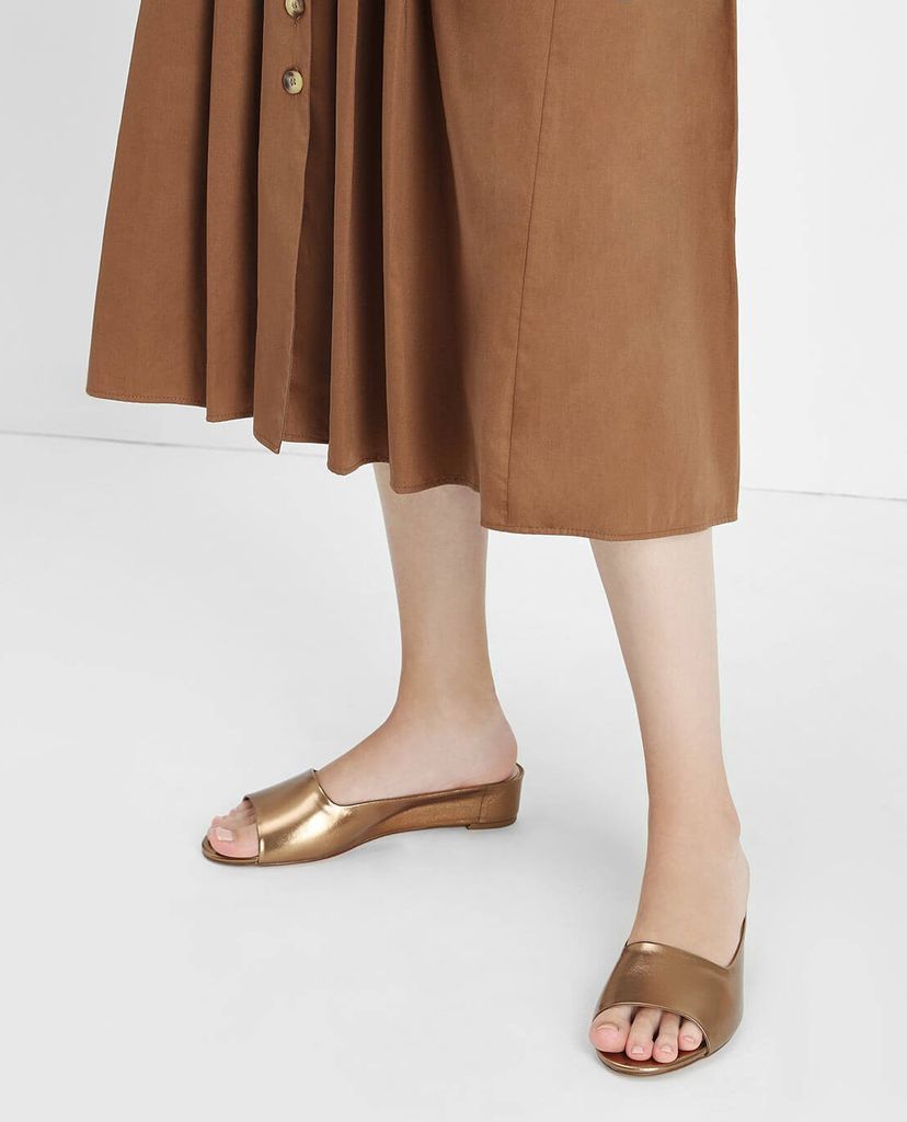 CHARLES & KEITH - Giày đế xuồng hở mũi Open Toe Slide