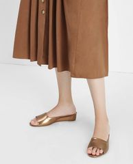 CHARLES & KEITH - Giày đế xuồng hở mũi Open Toe Slide
