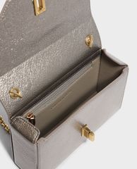 CHARLES & KEITH - Túi đeo chéo nữ Embellished Turn Lock