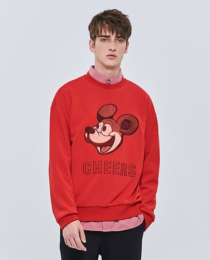 Áo sweatshirt nam hình chuột mickey