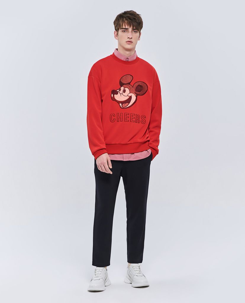 Áo sweatshirt nam hình chuột mickey