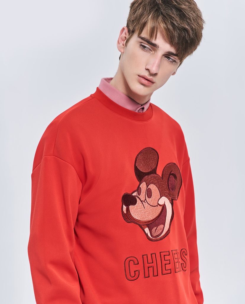Áo sweatshirt nam hình chuột mickey