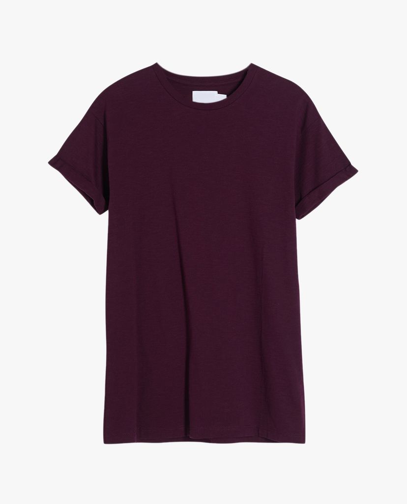 TOPMAN - Áo thun nam tay ngẵn cổ tròn Purple Roller