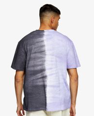 TOPMAN - Áo thun nam ngắn tay Purple Split Tie Dye Studio