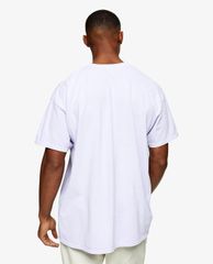 TOPMAN - Áo thun nam cổ tròn ngắn tay Lilac Hollywood Overdye
