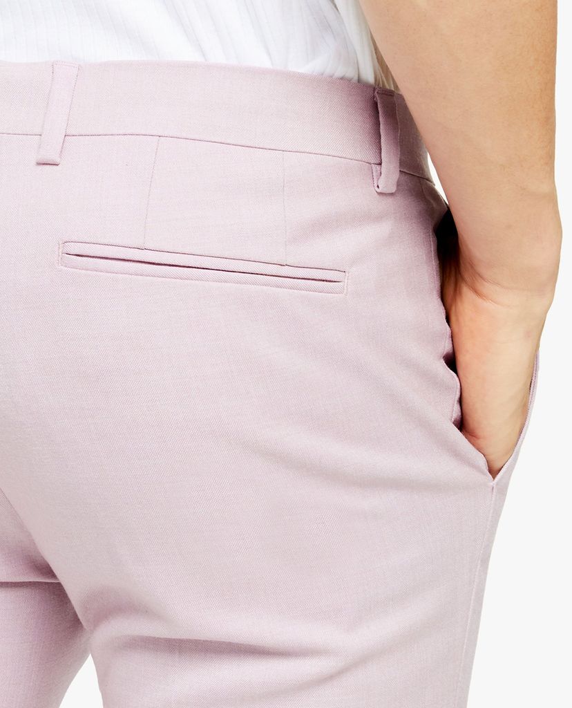 TOPMAN - Quần tây nam phom ôm Lilac Super Skinny Fit