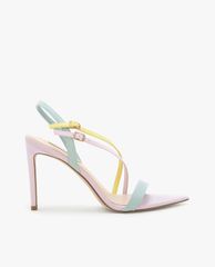CHARLES & KEITH - Giày sandal cao gót phối quai ngang chéo thời trang