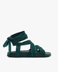 CHARLES & KEITH - Giày sandals nữ Lace Up Criss Cross